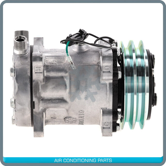 New OEM Sanden A/C Compressor fits 2001 Mack RD / 2000 Kenworth W900 - Qualy Air