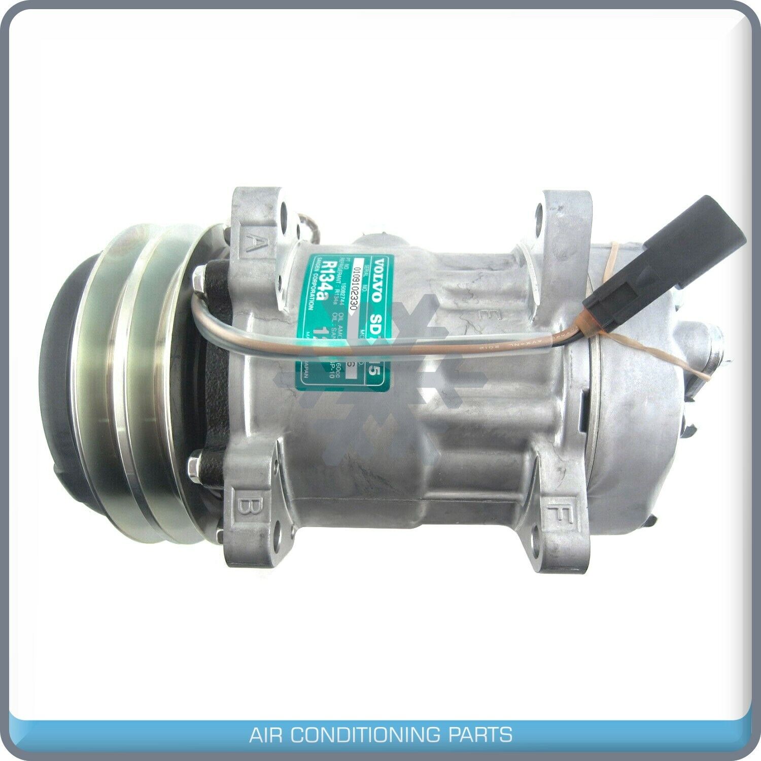 New OEM A/C Compressor fits Volvo BL60B - OE# VOE15082744 - Qualy Air