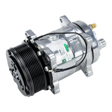 Cargar imagen en el visor de la galería, A/C Compressor Sanden SD508 &amp; H14  - 12V - 8 Groove Serpentine - 9537 - Qualy Air