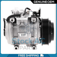 Cargar imagen en el visor de la galería, A/C Compressor OEM Denso 10PA15C for Mercedes-Benz 190D, 190E, 260E, 300CE... QR - Qualy Air