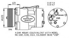 Load image into Gallery viewer, New A/C Compressor for Volkswagen Golf, Jetta 1995-98 &amp; Passat 1993-97 - Qualy Air