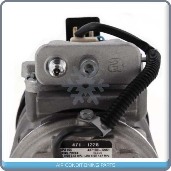 A/C Compressor OEM Denso 10PA15C for Mercedes-Benz 190D, 190E, 260E, 300CE... QR - Qualy Air