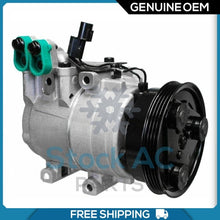 Load image into Gallery viewer, New OEM A/C Compressor for Hyundai Accent 1.5L - 1993 to 2003 - OE# 9770125000 - Qualy Air