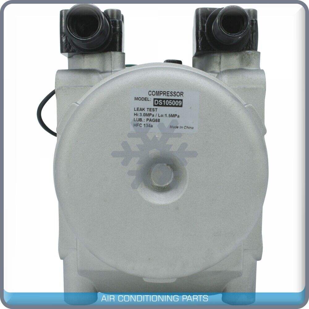 New A/C Compressor for BUS TM31 - 24V, 8 Groove - Qualy Air