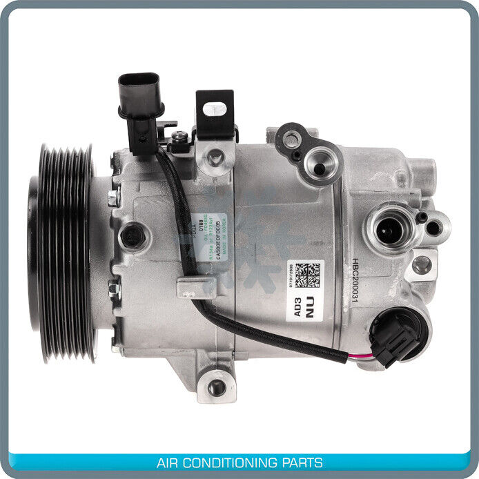 New OEM A/C Compressor fits Hyundai Elantra / Kia Forte, Soul - 2014 to 2019 - Qualy Air