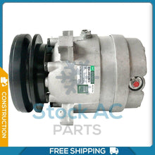 Cargar imagen en el visor de la galería, New A/C Compressor fits Hyundai Excavator R130LC-3 / R210LC-3 - OE# 11EM90040 - Qualy Air