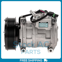Load image into Gallery viewer, A/C Compressor for JOHN DEERE 444H, 444HLL, 444J, 544H, 544J, 624H, 624J.. - Qualy Air