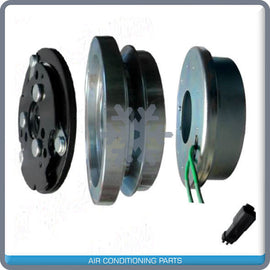 New A/C Compressor Clutch Assembly fits Caterpillar 966 / 972G - Pulley 1A 24V - Qualy Air