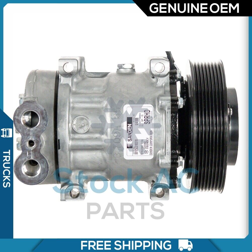 New OEM A/C Compressor for Freightliner Cascadia 125, 113, DD13, DD15 ISX - Qualy Air