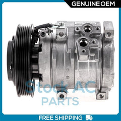 Compresor de A/C OEM DENSO nuevo para Toyota Corolla, Matrix 1.8L - 2003 a 2008 QR