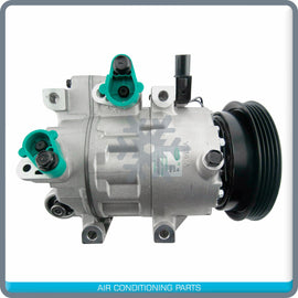 New OEM AC Compressor for Hyundai Accent 1.6L - 2006 to 2009 - OE# 977011E001 - Qualy Air