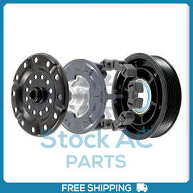 New A/C Compressor Clutch Kit fits Toyota Avensis, Corolla Diesel - 5SE12C / 7PK - Qualy Air