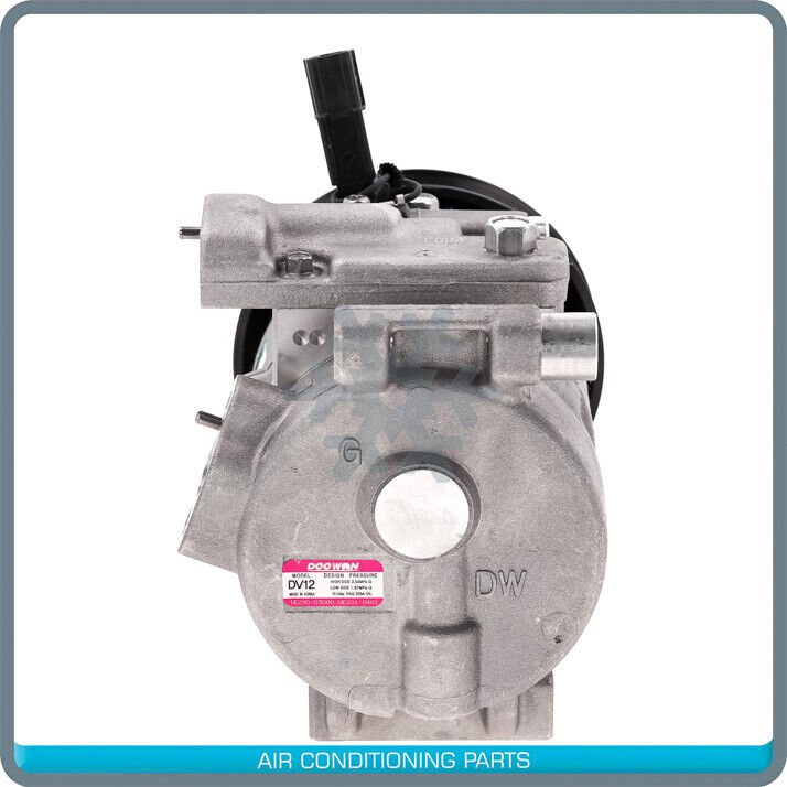 New OEM A/C Compressor for Hyundai Accent, Veloster 1.6L - 2012 2013 2014 QR - Qualy Air