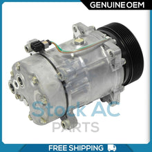 Cargar imagen en el visor de la galería, New OEM A/C Compressor for Volkswagen EuroVan - 1997 to 2000 - OE# 1214/1232 QR - Qualy Air