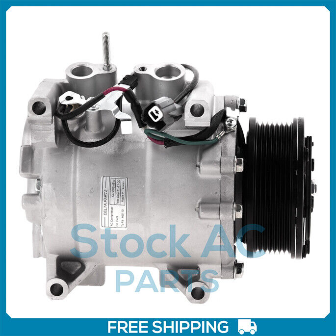 New A/C Compressor for Honda CR-V 2.4L - 2002 to 2006 - OE# 38810PNB006 - Qualy Air