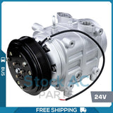 New A/C Compressor for BUS TM55 / TM65 - 24V, 8 Groove
