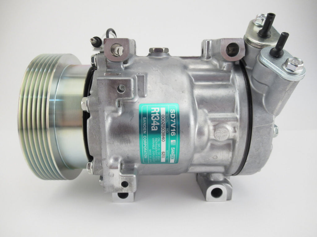 A/C Compressor OEM Sanden SD7V16 for OE# 8200866451 QR - Qualy Air