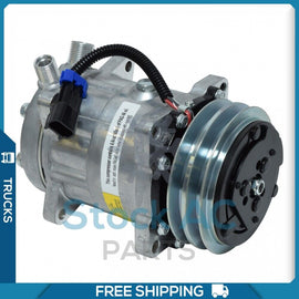 A/C Compressor SD7H15 for Kenworth C500, C540, C550, K100, K100E, K130, K1... QR - Qualy Air