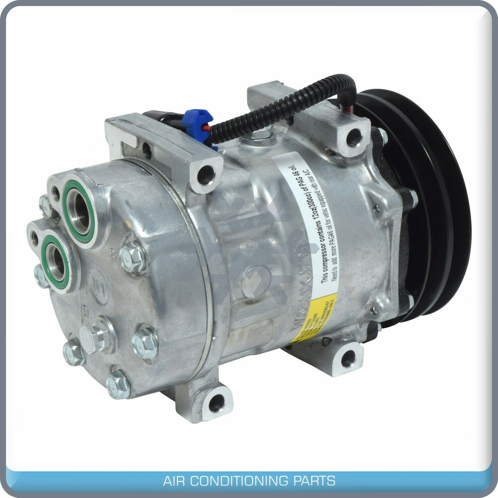 A/C Compressor SD7H15 for Volvo VNL - 2012 2013 2014 - OE# 20370290 QR - Qualy Air