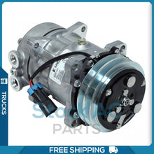 Cargar imagen en el visor de la galería, New OEM Sanden A/C Compressor for Kenworth T2000, W900B - OE# 4426SAN/ 4696E - Qualy Air