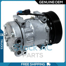 Cargar imagen en el visor de la galería, New OEM A/C Compressor for Freightliner Cascadia, DD13, DD15, ISX QU - Qualy Air