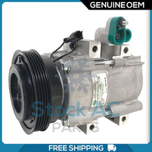 Cargar imagen en el visor de la galería, New OEM A/C Compressor for Hyundai Santa Fe, Sonata &amp; Kia Optima, Magentis - RQ - Qualy Air