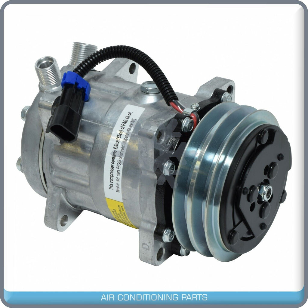 A/C Compressor SD7H15 for Peterbilt 200, 224, 227, 265, 282, 310, 320, 348... QR - Qualy Air