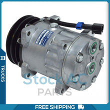 Cargar imagen en el visor de la galería, A/C Compressor SD7H15 for Chevrolet / GMC / Mack / Volvo QR - Qualy Air