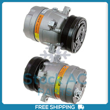 Cargar imagen en el visor de la galería, New A/C Compressor for Chevy S10 / GMC Sonoma Isuzu Hombre 2.2L - 1998 to 2003 - Qualy Air