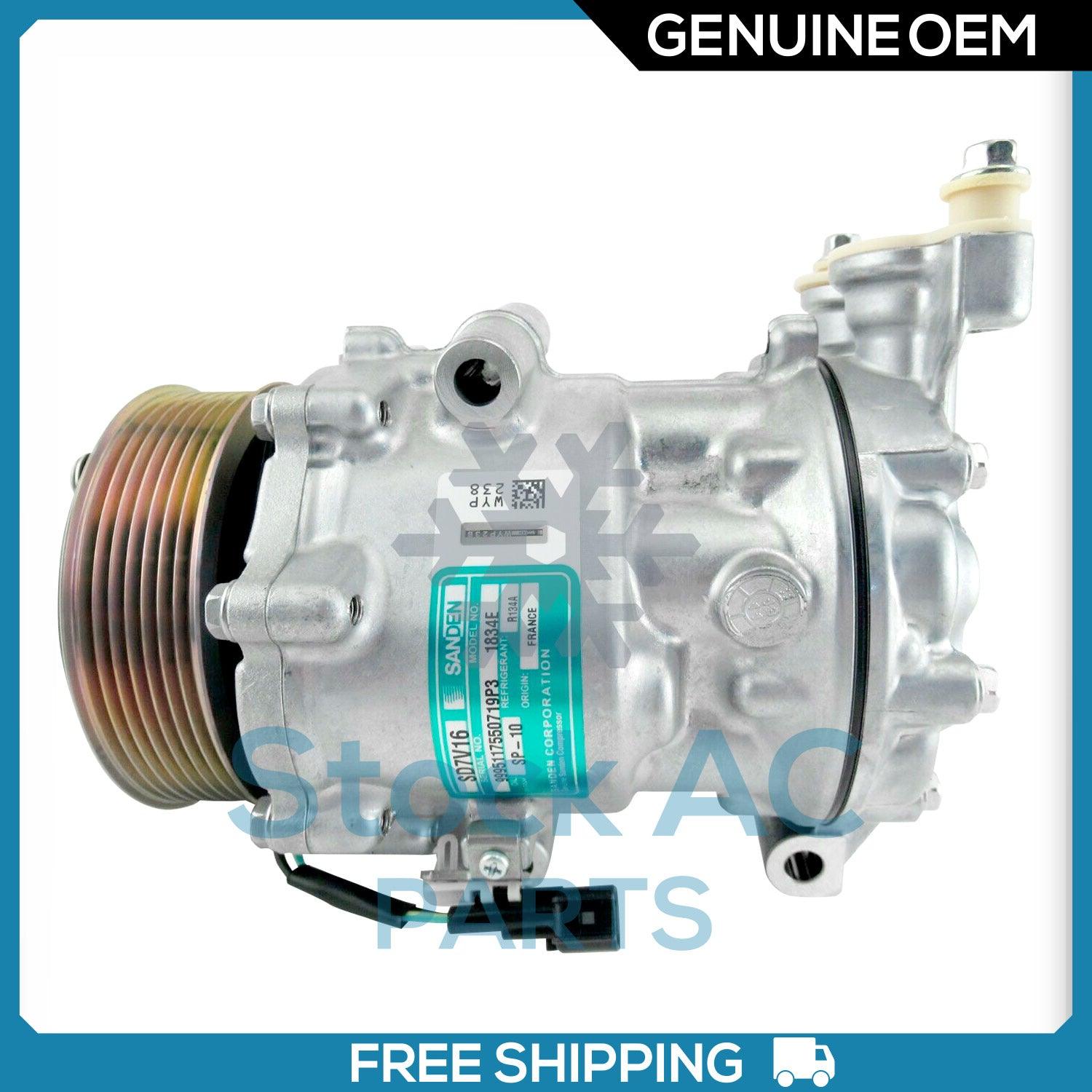 New A/C Compressor fits FORD TRANSIT - OE# 7C1119D629BA (SANDEN OEM) RQ - Qualy Air