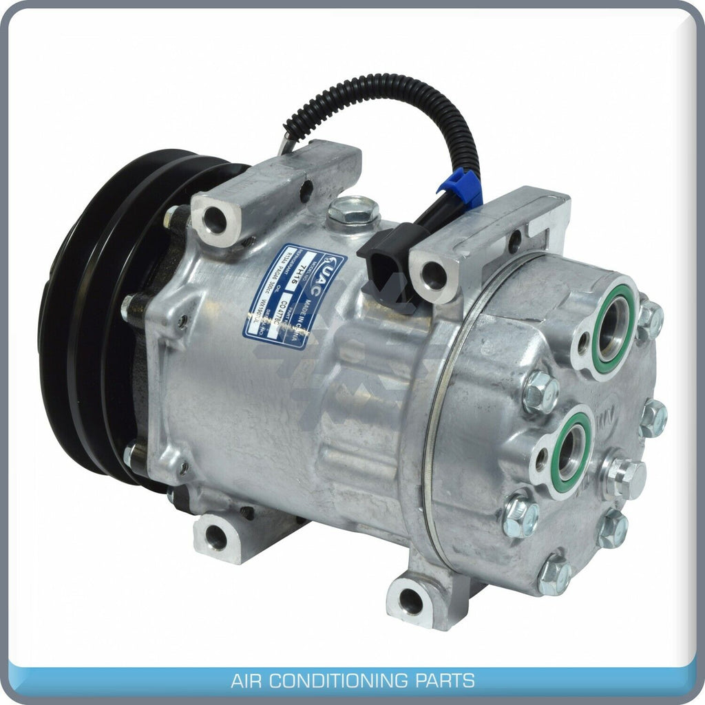 A/C Compressor SD7H15 for Volvo VNL - 2012 2013 2014 - OE# 20370290 QR - Qualy Air