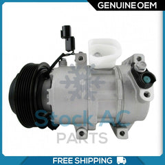 New OEM A/C Compressor for Hyundai Veloster 1.6L - 2014 to 2017 - OE# 977012V001