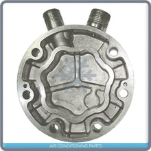 Cargar imagen en el visor de la galería, New AC Compressor Back Cover 8/10 Vertical Exit fits Sanden SD7H15 - Qualy Air