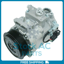 Cargar imagen en el visor de la galería, NEW AC COMPRESSOR FOR RANGE ROVER SPORT, LR3 4.2L /JAGUAR XF 4.2L - OE# LR012593 - Qualy Air