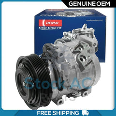 Compresor de aire acondicionado DENSO para Toyota Camry, Highlander, Solara (OEM) RQ nuevo