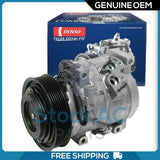 Compresor de aire acondicionado DENSO para Toyota Camry, Highlander, Solara (OEM) RQ nuevo