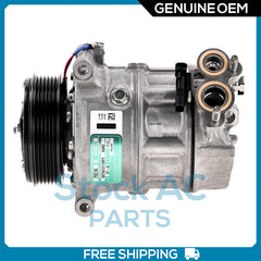 New OEM A/C Compressor fits Jaguar XJ, XF, XFR - 2013 to 2015