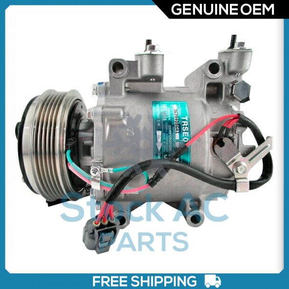 New OEM A/C Compressor for HONDA FIT 1.5L - 2006 to 2008 - OE# 38810RMEA02 - Qualy Air