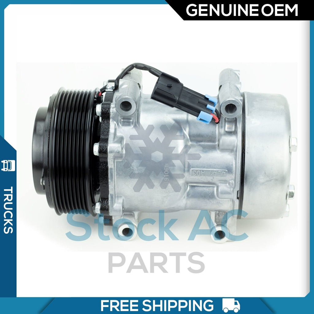 A/C Compressor OEM Sanden SD7H15 for Kenworth / Peterbilt QR - Qualy Air