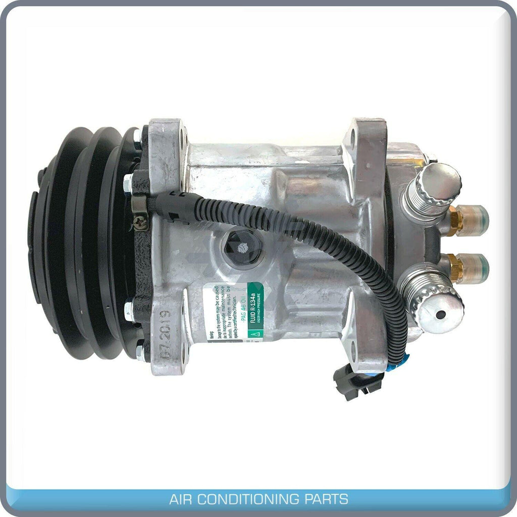 New A/C Compressor fits Kenworth / Peterbilt - SD7H15 - OE# F696001233 - Qualy Air