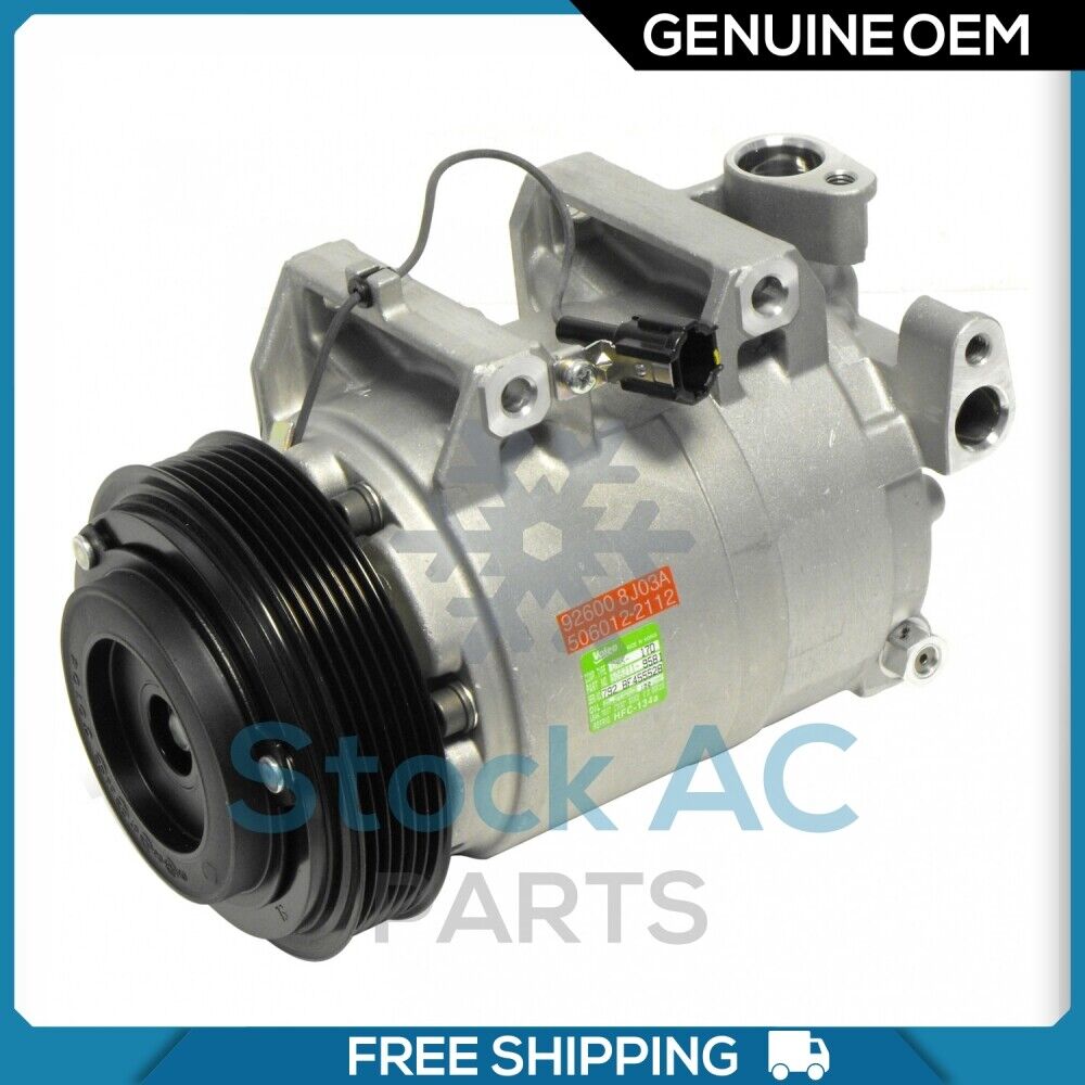 New A/C Compressor OEM DKS17D for Altima 2.5L - 2002 to 2006 - Qualy Air