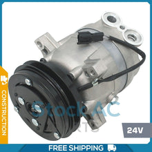Load image into Gallery viewer, A/C Compressor fits Daewoo / Volvo Mini Excavator EC55B DP V5 - 24V - Qualy Air