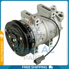 Nuevo compresor de aire acondicionado compatible con John Deere / Hitachi - OE# TH4713906