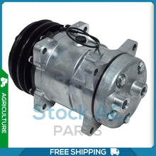 Load image into Gallery viewer, New A/C Compressor for Case COMBINE, TRACTOR / FORD NEW HOLLAND TRACTOR - Qualy Air