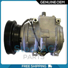 Cargar imagen en el visor de la galería, A/C Compressor OEM Denso 10PA17C for Toyota Camry, Celica, Solara QR - Qualy Air