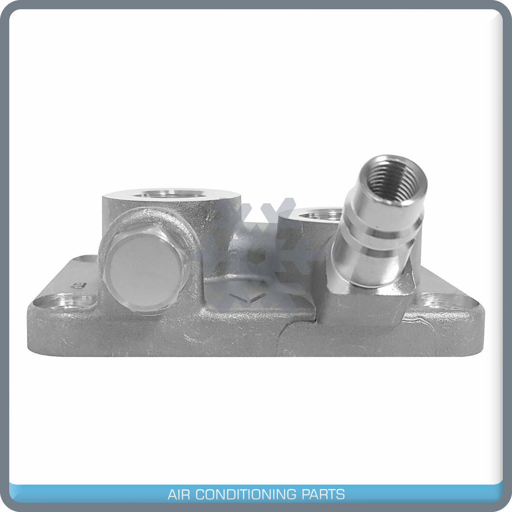 NEW A/C COMPRESSOR MANIFOLD 10PA17C JOHN DEERE - OE# AT168543, AT163728 - Qualy Air