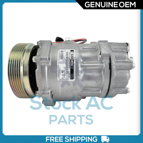 New OEM A/C Compressor for VW Cabrio, Golf, Jetta, Passat - 1993 to 1998 - Qualy Air