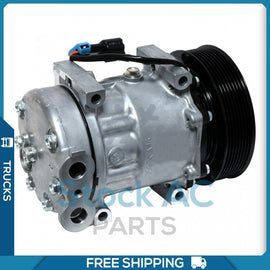 New A/C Compressor for Freightliner Cascadia, DD13, DD15, ISX.. - Qualy Air