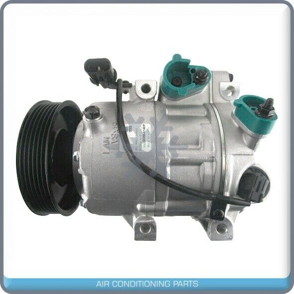 New OEM A/C Compressor fits Hyundai Genesis 3.8L - 2009 to 2013 - OE# 977013M001 - Qualy Air