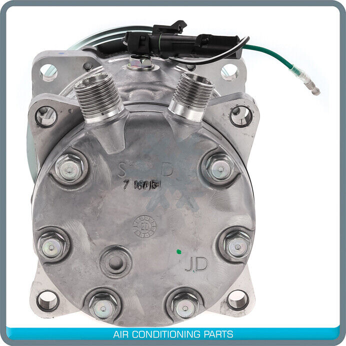 New OEM Sanden A/C Compressor fits 2001 Mack RD / 2000 Kenworth W900 - Qualy Air